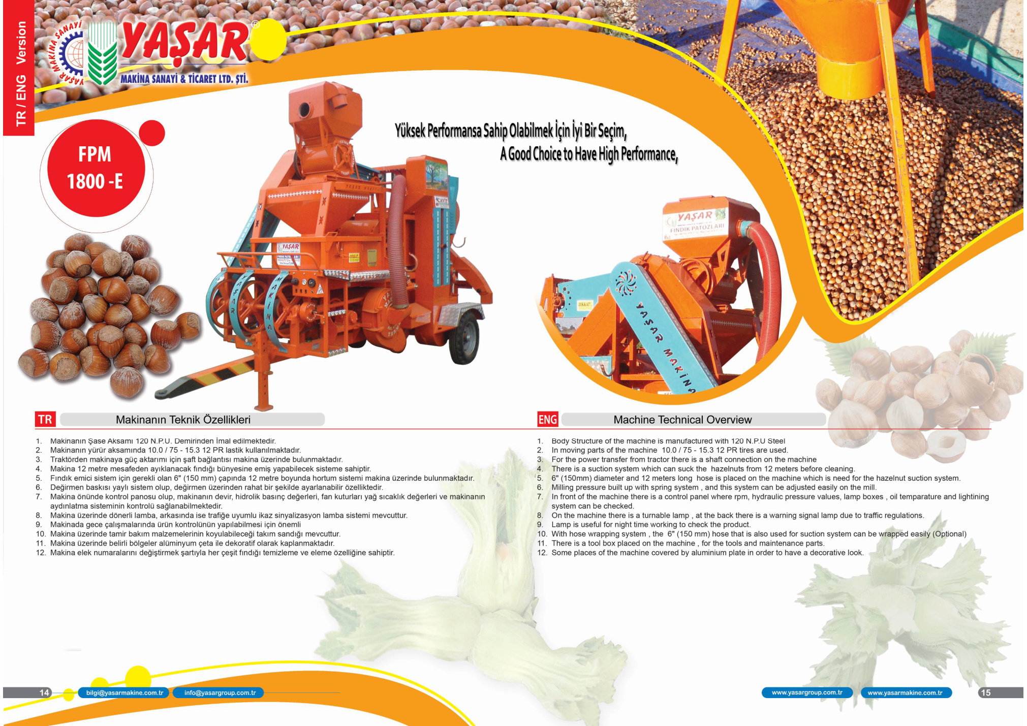 FPM-1800 E katalog sayfası