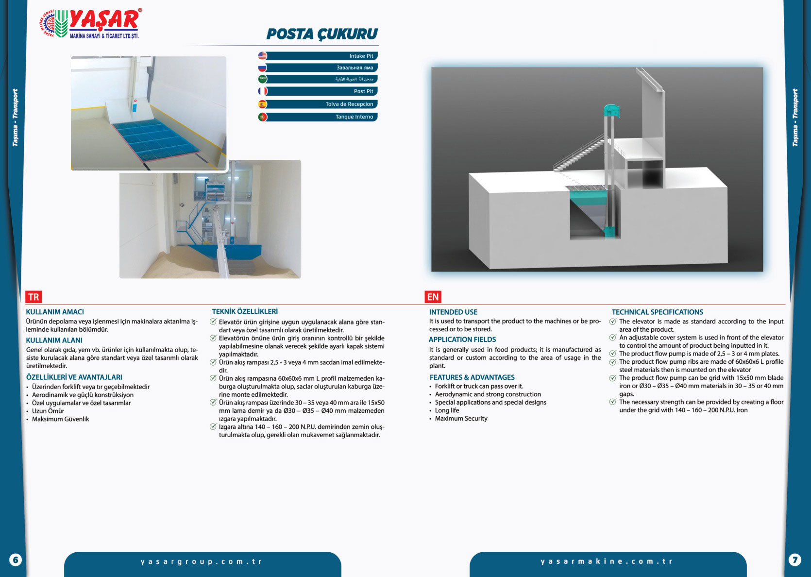 Posta Çukuru katalog sayfası